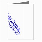 sigma 4_canes_peppermint_ Greeting Cards (Pkg of 8)