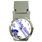 sigma 4_canes_peppermint_ Money Clip Watch