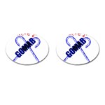 sigma 1-canes-by-albin-graphi Cufflinks (Oval)