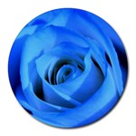 Blue Rose Custom Round Mousepad