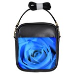 Blue Rose Custom Girls Sling Bag