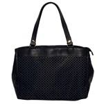 Gray Diamond Custom Oversize Office Handbag (One Side)