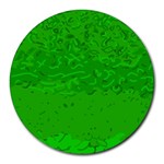 Green Custom Round Mousepad