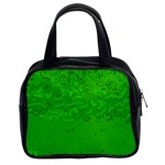 Green Custom Classic Handbag (Two Sides)