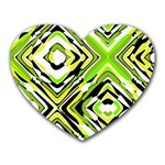 Green Maze Custom Mousepad (Heart)