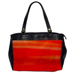 Orange Haze Custom Oversize Office Handbag (One Side)