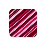 Pink Sweeney Custom Rubber Square Coaster (4 pack)