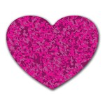 Hot Pink Custom Mousepad (Heart)