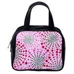 Pink Fireworks Custom Classic Handbag (One Side)