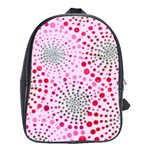 Pink Fireworks Custom School Bag (Large)