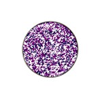 Purple Inferno Custom Hat Clip Ball Marker (4 pack)