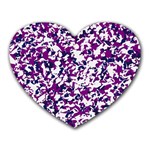Purple Inferno Custom Mousepad (Heart)