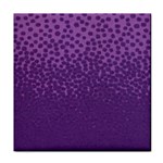 Purple Leopard Custom Tile Coaster