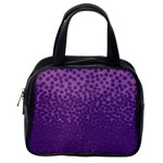 Purple Leopard Custom Classic Handbag (One Side)