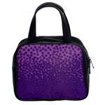 Purple Leopard Custom Classic Handbag (Two Sides)