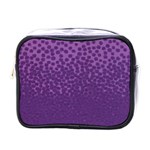 Purple Leopard Custom Mini Toiletries Bag (One Side)