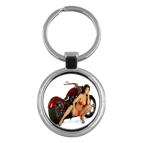 Red Hot Cruiser Key Chain (Round) from ArtsNow.com Front