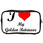 I Love My Golden Retriever Toiletries Bag (One Side)