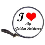 I Love Golden Retriever Classic 20-CD Wallet