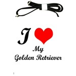 I Love Golden Retriever Shoulder Sling Bag