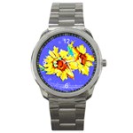 Sunflower Sport Metal Watch