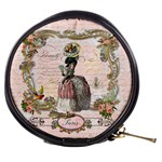 Black Poodle Marie Antoinette Mini Makeup Bag