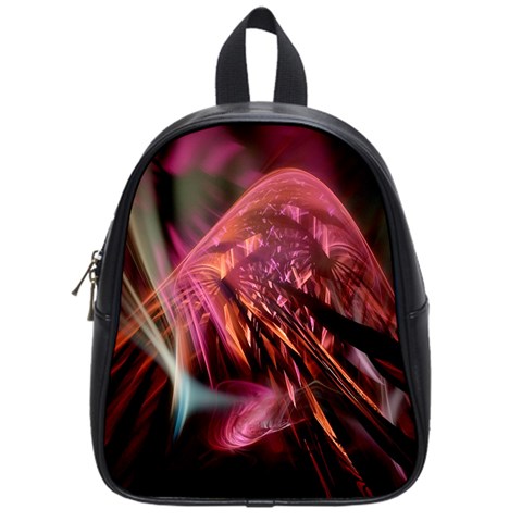 Fractalart Pinkhill By Webgrrl School Bag (Small) from ArtsNow.com Front