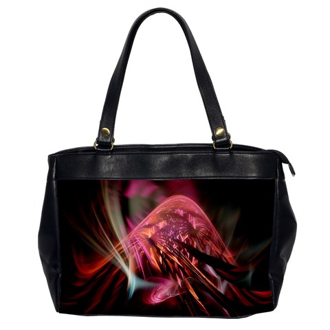 Fractalart Pinkhill By Webgrrl Oversize Office Handbag (Two Sides) from ArtsNow.com Front