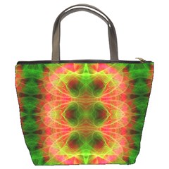 Fractal Fluro 005 Bucket Bag from ArtsNow.com Back