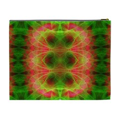 Fractal Fluro 005 Cosmetic Bag (XL) from ArtsNow.com Back