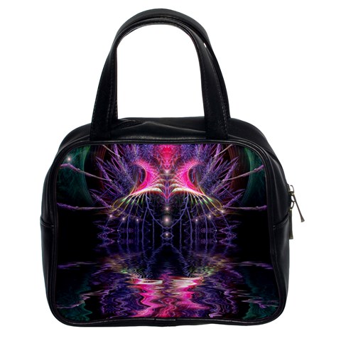 FractalCavern 03 Classic Handbag (Two Sides) from ArtsNow.com Front