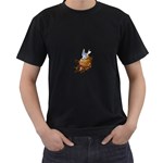 Bluebird and Nest Black T-Shirt