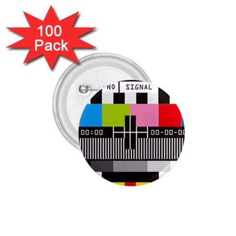 Tv 1.75  Button (100 pack)  from ArtsNow.com Front