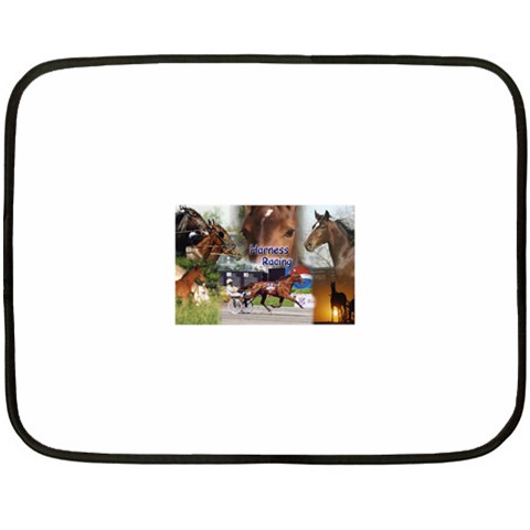 Harness Racing Mini Fleece Blanket(Two Sides) from ArtsNow.com 35 x27  Blanket Front