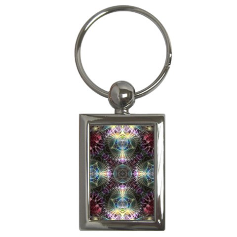 Fractal Kroz Key Chain (Rectangle) from ArtsNow.com Front