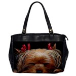 Sleeping Yorkie Painting Scan 300dpi Retouched Copy Oversize Office Handbag (One Side)