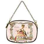 Marie A Colorful Dress Pink Roses Artsnow Chain Purse (Two Sides)