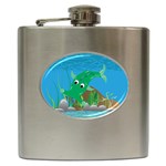 Green Hammie Fish Hip Flask (6 oz)