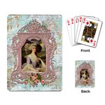 Marie Lavender Frame In Prog Square Pnk Frame Playing Cards Single Design