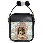 Marie Lavender Frame In Prog Square Pnk Frame Girls Sling Bag