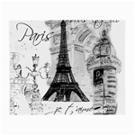 Eiffel Collage Squared Zazz Glasses Cloth (Small)