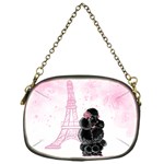 Blk Poo Eiffel For Print 5 By 7 Chain Purse (One Side)