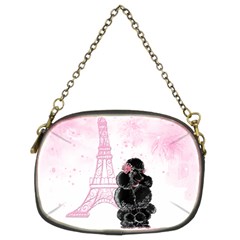 Blk Poo Eiffel For Print 5 By 7 Chain Purse (Two Sides) from ArtsNow.com Back