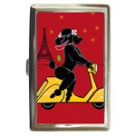 Black Poodle Scooter 8 In Cigarette Money Case