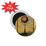 Steampunk Hot Air Balloon Pillow Gold 2 For Artsnow 1.75  Magnet (10 pack) 