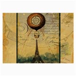 Steampunk Hot Air Balloon Pillow Gold 2 For Artsnow Glasses Cloth (Large)