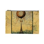 Steampunk Hot Air Balloon Pillow Gold 2 For Artsnow Cosmetic Bag (Large)