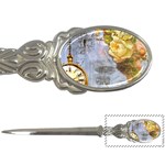 Steampunk Yellow Roses Lge Fini Square For Pillow Letter Opener