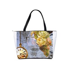 Steampunk Yellow Roses Lge Fini Square For Pillow Classic Shoulder Handbag from ArtsNow.com Back