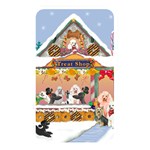 Poodle Christmas Treat Shop Gingerbread House Memory Card Reader (Rectangular)